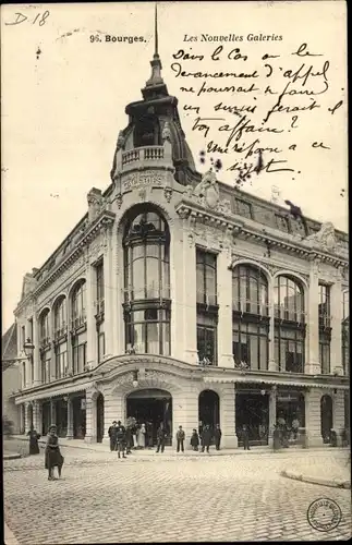 Ak Bourges Cher, Les Nouvelles Galeries