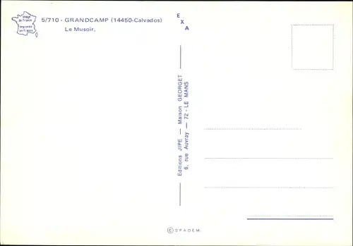 Ak Grandcamp Maisy Calvados, Le Musoir