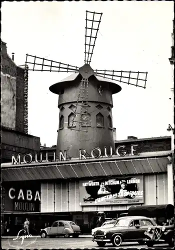 Ak Paris XVIII Montmartre, Moulin Rouge