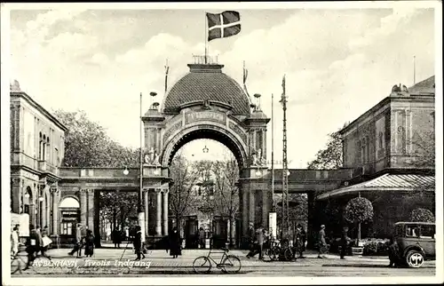 Ak København Kopenhagen Dänemark, Tivolis Indgang