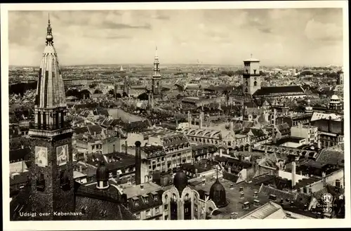 Ak København Kopenhagen Dänemark, Gesamtansicht