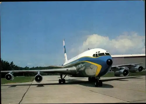 Ak Boeing 720 B Jet, Lufthansa, deutsches Passagierflugzeug