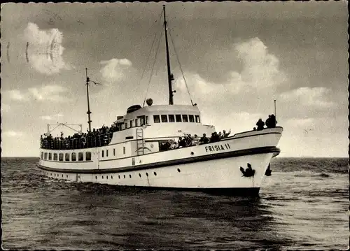 Ak Motorschiff Frisia II, Reederei Norden Frisia