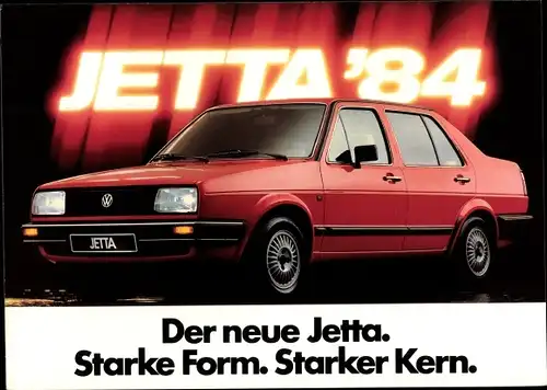 Ak VW Jetta 1984, Volkswagen, Reklame