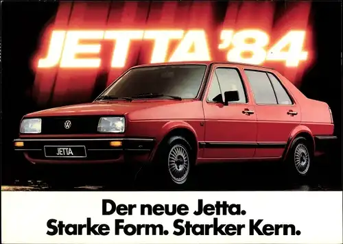 Ak VW Jetta 1984, Volkswagen, Reklame