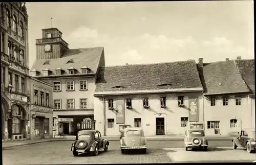 Ak Senftenberg in der Niederlausitz, Platz der Freundschaft, Konditorei