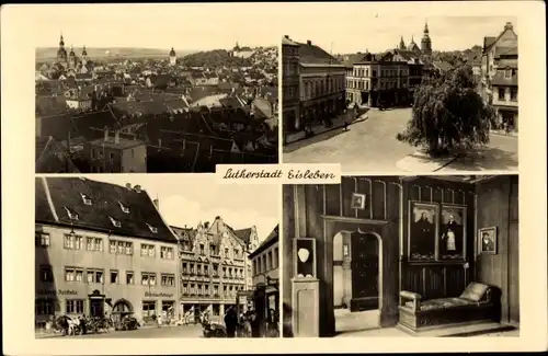 Ak Lutherstadt Eisleben, Stadt, Markt, Apotheke