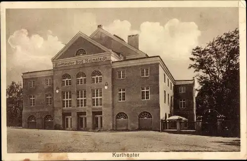 Ak Helmstedt in Niedersachsen, Kurtheater, Kurhaus Gesundbrunnen