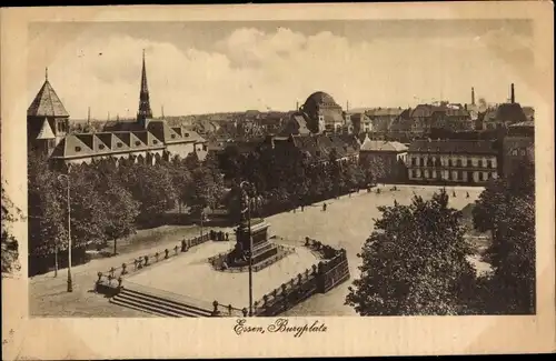Ak Essen im Ruhrgebiet, Burgplatz