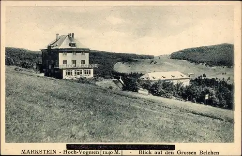 Ak Le Markstein Fellering Felleringen Vogesen Elsass Haut Rhin, Großer Belchen, Hotel Bellevue