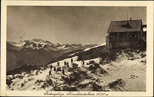 Ak Österreich, Todtengebirge, Kranabetsattelhütte