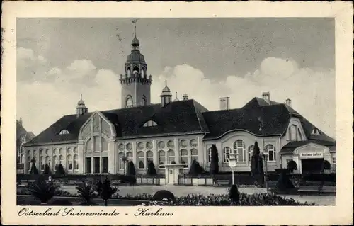 Ak Świnoujście Swinemünde Pommern, Kurhaus