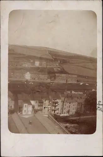 Foto Ak Greiz im Vogtland, Teilansicht der Stadt, Wohnhaus