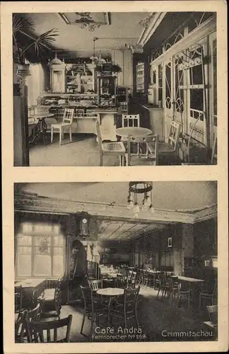 Ak Crimmitschau in Sachsen, Café Andrä