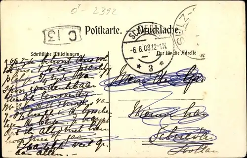 Ak Sulz im Weinviertel Niederösterreich, Häuser