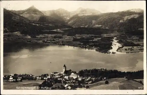 Ak St. Wolfgang im Salzkammergut Oberösterreich, Gesamtansicht