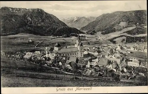 Ak Mariazell Steiermark, Gesamtansicht