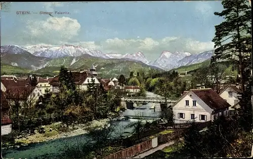 Ak Stein an der Donau Krems an der Donau in Niederösterreich, Teilansicht