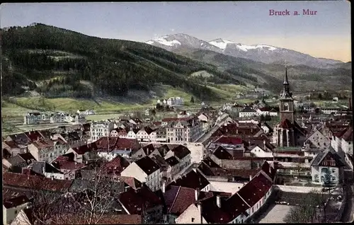 Ak Bruck an der Mur Steiermark, Totale