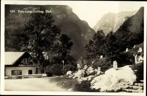 Ak Golling an der Salzach in Salzburg, Lueg Pass