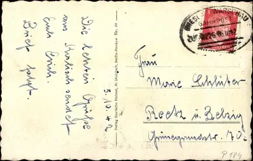 Ak Kalisz Kalisch Posen, Landratsamt