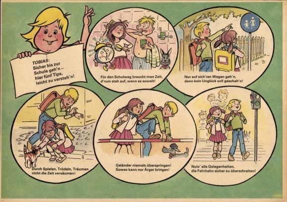 Stundenplan DDR Präsidium der Volkspolizei Berlin, Verkehrserziehung