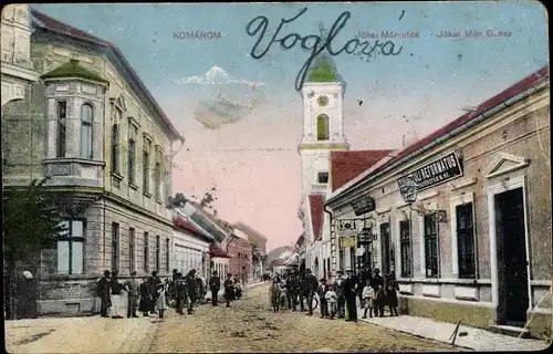 Ak Komárom Ungarn, Jokai Mor-Gasse
