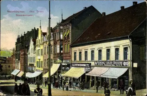 Ak Neunkirchen Bez. Trier Saarland, Stummstraße, Adler Drogerie