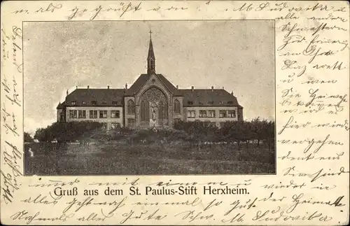 Ak Herxheim bei Landau in der Pfalz, St. Paulus-Stift