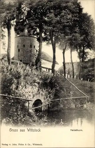 Ak Wittstock Dosse in der Prignitz, Heideturm