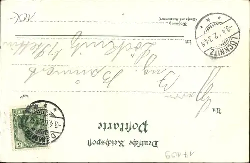 Ak Demmin Mecklenburg, Blick auf das Louisentor, Kirchturm