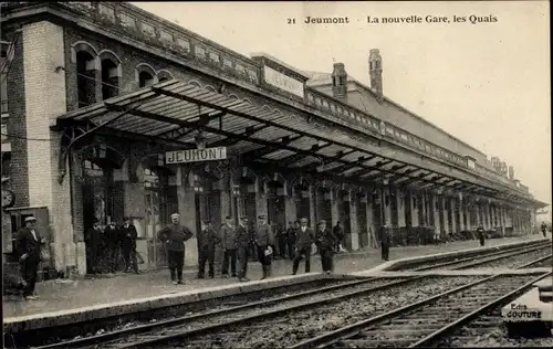 Ak Jeumont Nord, La nouvelle Gare, les Quais