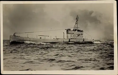 Ak Britisches Unterseeboot, U-Boot, Royal Navy Submarine HMS L 53