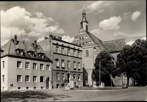 Ak Bad Wilsnack in der Prignitz, Karl Marx Platz