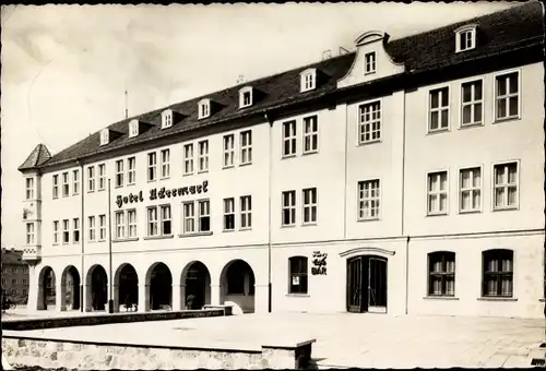 Ak Prenzlau in der Uckermark, Hotel Uckermark, Fassade