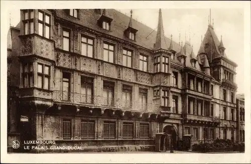 Ak Luxemburg Luxembourg, Le Palais Grand-Ducal