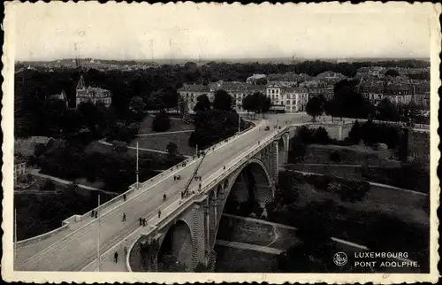 Ak Luxemburg Luxembourg, Pont Adolphe