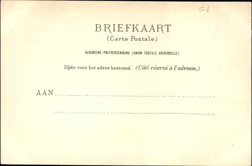 Ak 's Gravenhage Den Haag Südholland, Princessegracht, Versiering 7. Feb 1901