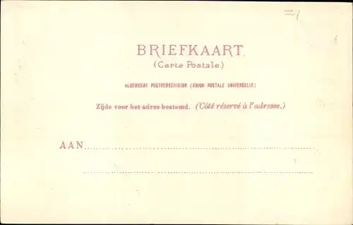 Ak 's Gravenhage Den Haag Südholland, Korte Voorhout, Versiering 7. Feb 1901