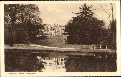 Ak Arnhem Gelderland Niederlande, Hotel Sonsbeek