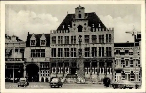 Ak Bergen op Zoom Nordbrabant Niederlande, Stadhuis