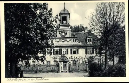 Ak Oberlößnitz Radebeul Sachsen, Haus Sorgenfrei