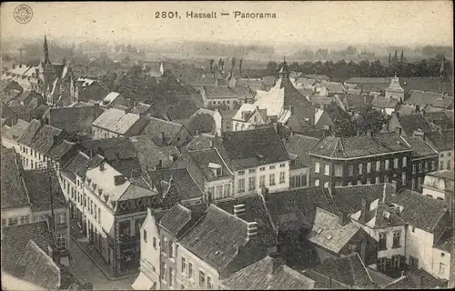 Ak Hasselt Flandern Limburg, Panorama