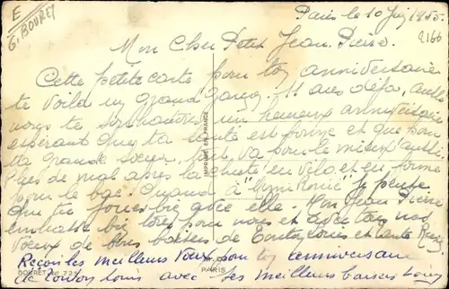 Künstler Ak Bouret, Germaine, Le marchand de fromages