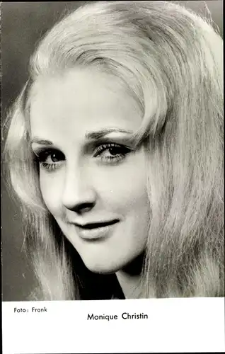 Ak Schauspielerin Monique Christin, Portrait