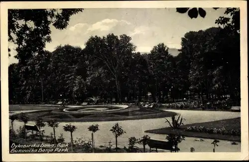 Ak Bukovička Banja Serbien, Park