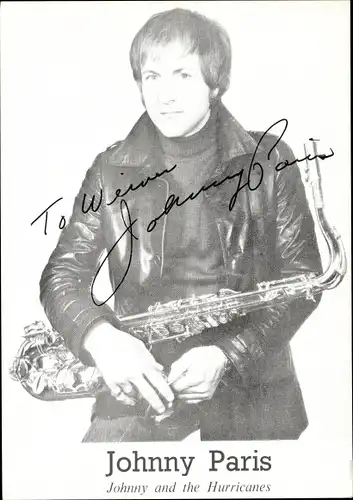 Ak Saxofonist Johnny Paris, Johnny and the Hurricanes