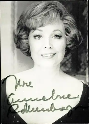 Ak Opernsängerin Anneliese Rothenberger, Portrait, Autogramm
