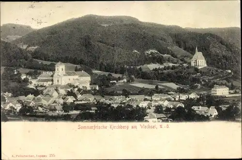 Ak Kirchberg am Wechsel Niederösterreich, Panorama der Ortschaft