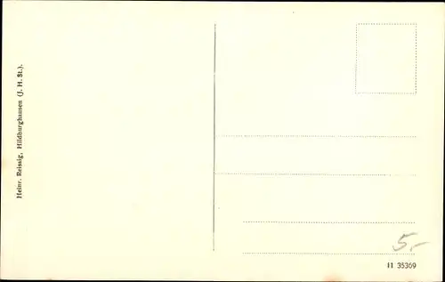 Ak Hildburghausen im Tal der Werra Thüringen, Blick über die Dächer der Stadt